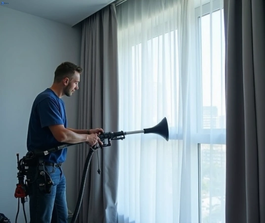 Professional commercial curtain cleaning process equipment Matty Curtain Cleaning moorabbin-vic