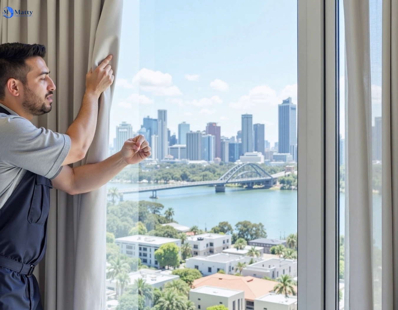 Professional curtain steam cleaning service moorabbin-vic QLD by Matty Curtain Cleaning